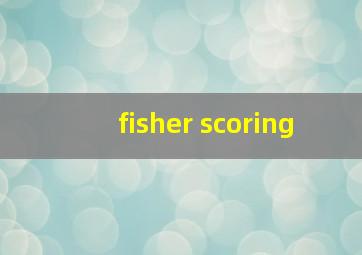 fisher scoring